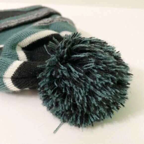 Philadelphia Eagles New Era NFL Knit Cap Beanie Pom Pom Hat - Picture 7 of 16